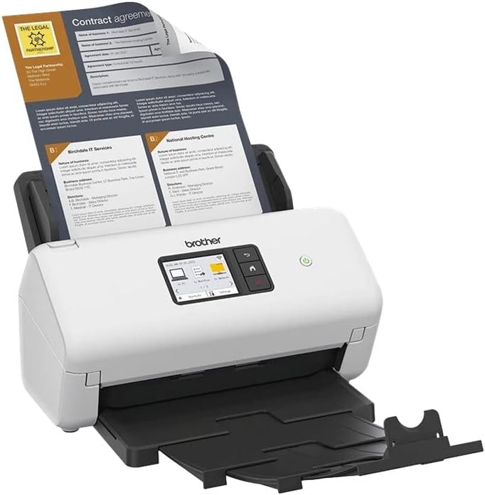 Brother Wireless High-Speed Desktop Document Scanner